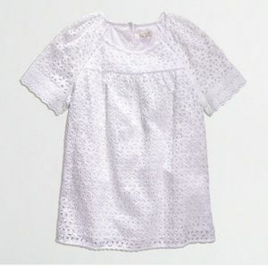 J Crew Eyelet top